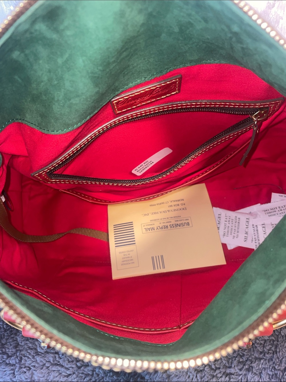 💋💄❤️Dooney & Bourke Florentine Satchel $588 ❣️Final Price Drop❣️ - Picture 12 of 17
